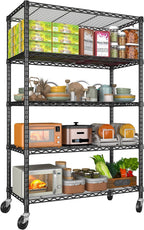 Storage Shelves 6 Tier Sturdy Metal Garage Shelving
