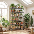 Storage Shelves 6 Tier Sturdy Metal Garage Shelving