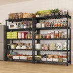 Storage Shelves 6 Tier Sturdy Metal Garage Shelving