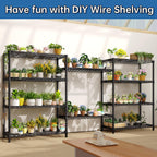 Storage Shelves 6 Tier Sturdy Metal Garage Shelving