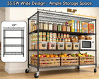 Storage Shelves 6 Tier Sturdy Metal Garage Shelving