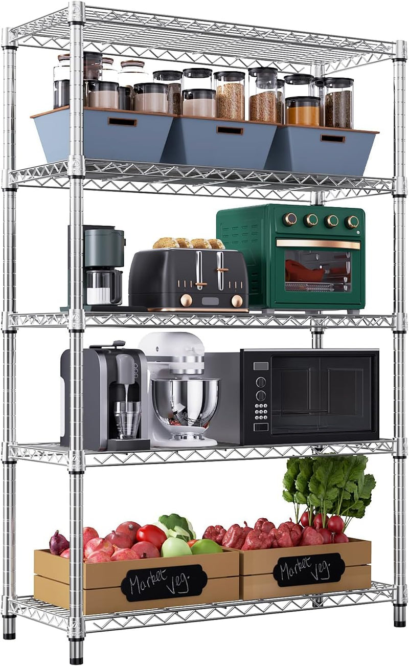 Adjustable Shelves Heavy Duty Wire Pantry Shelving