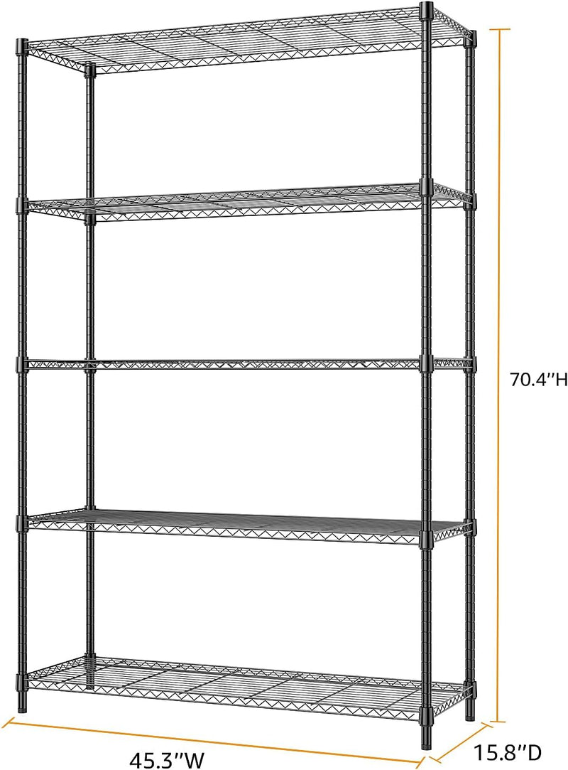 Adjustable Shelves Heavy Duty Wire Pantry Shelving