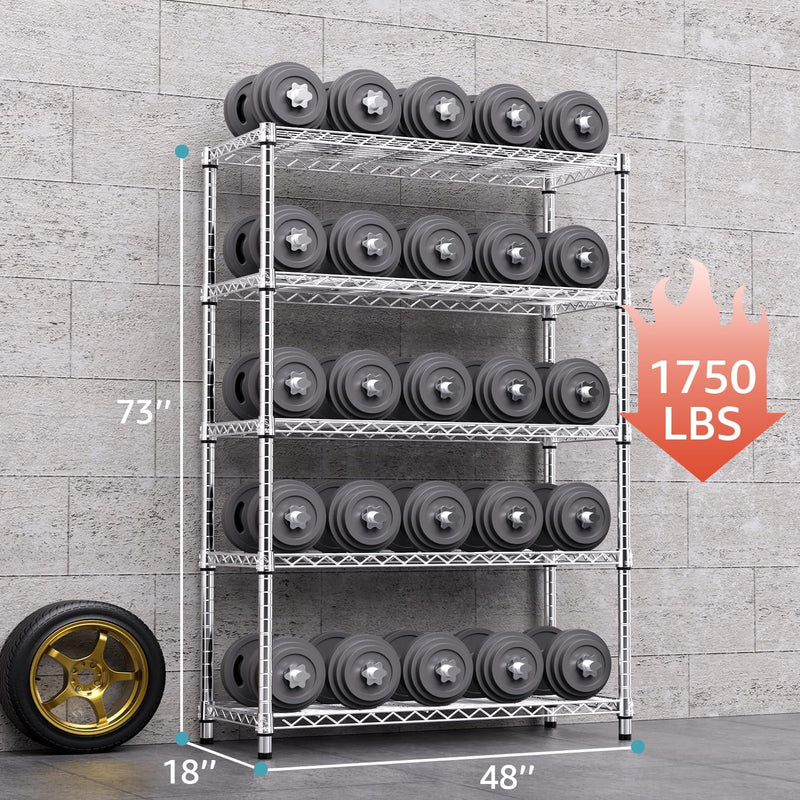 Adjustable Shelves Heavy Duty Wire Pantry Shelving