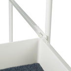 Storage Trolley 3 Drawers Cart for Kitchen Bathroom