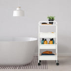 Storage Trolley 3 Drawers Cart for Kitchen Bathroom