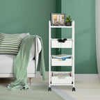 Storage Trolley 3 Drawers Cart for Kitchen Bathroom