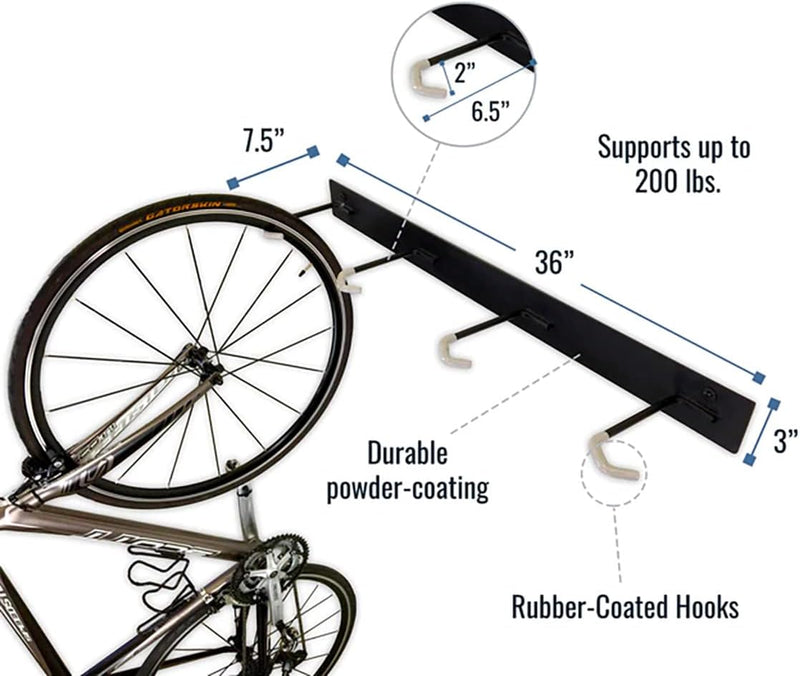 8 Wall Storage Rack for Garage (2 Pack)