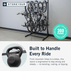 Storeyourboard Vertical Bike Rack Garage Storage System