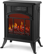Stove Heater Electric Fireplace with Fire Flame Effect