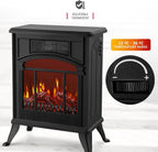 Stove Heater Electric Fireplace with Fire Flame Effect