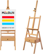 Studio H-Frame Easel with Art Supply Storage Drawer