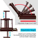Studio Sketchbox Table Easel with Storage Adjustable Solid