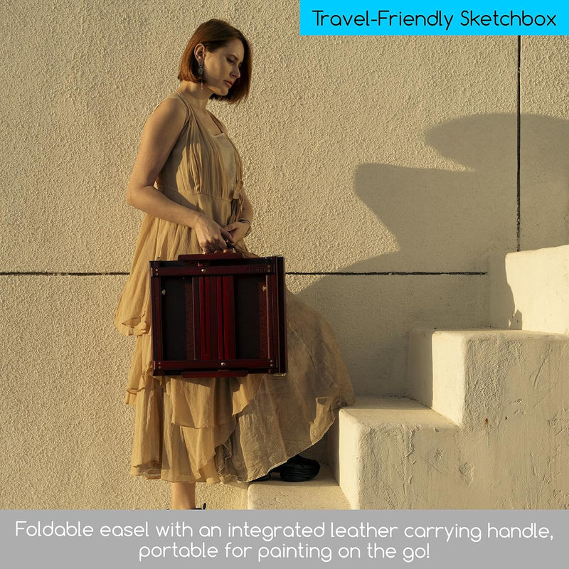 Studio Sketchbox Table Easel with Storage Adjustable Solid