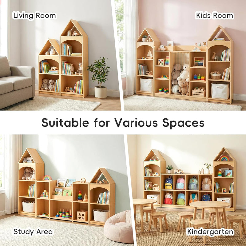 Stuffed Animal Storage 3-Tier Cube Organiser Montessori Toy