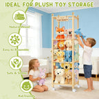 Stuffed Animal Storage Organiser Large Wooden Plush