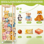 Stuffed Animal Storage Organiser Large Wooden Plush