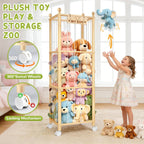 Stuffed Animal Storage Organiser Large Wooden Plush