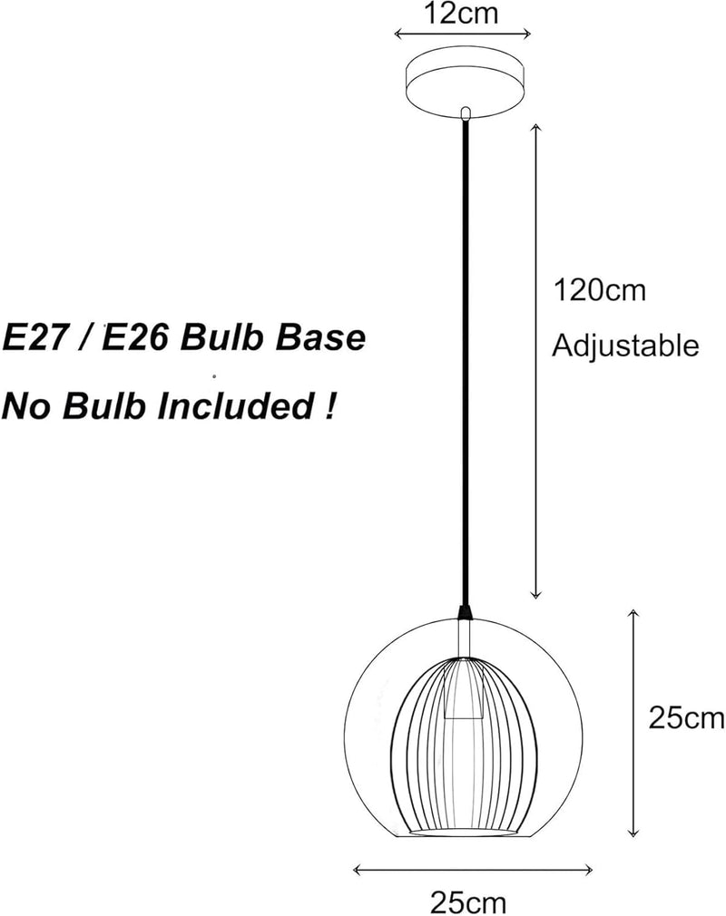 Stunning Double-Layer Glass Ball Pendant Light in Brass