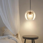 Stunning Double-Layer Glass Ball Pendant Light in Brass