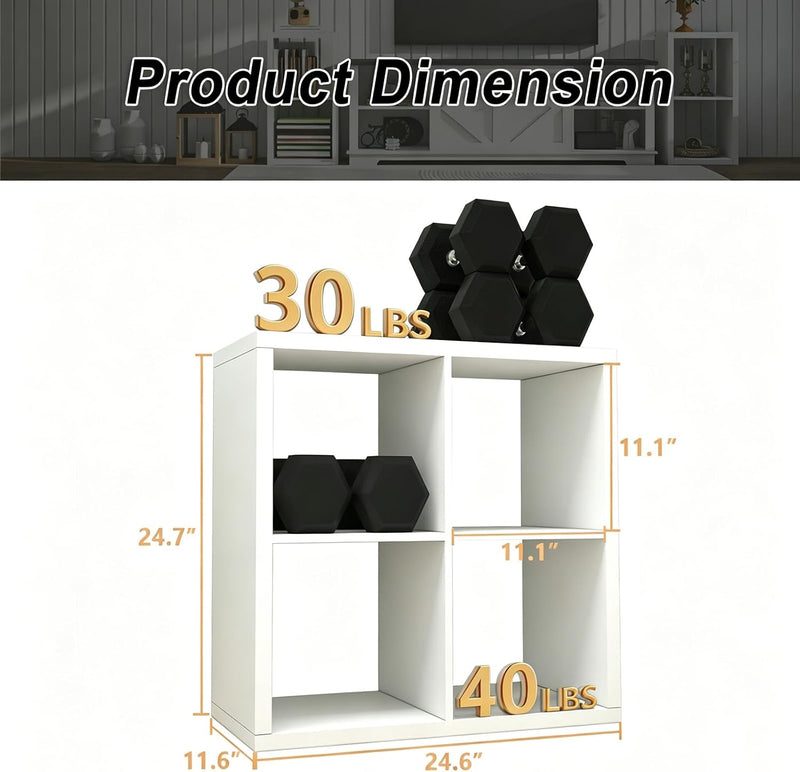 Sturdy Buildeasy Assembly 9 Cube Storage Organiser