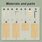 Sturdy Buildeasy Assembly 9 Cube Storage Organiser