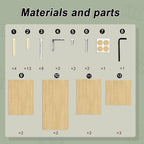Sturdy Buildeasy Assembly 9 Cube Storage Organiser
