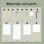 Sturdy Buildeasy Assembly 9 Cube Storage Organiser