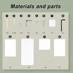 Sturdy Buildeasy Assembly 9 Cube Storage Organiser