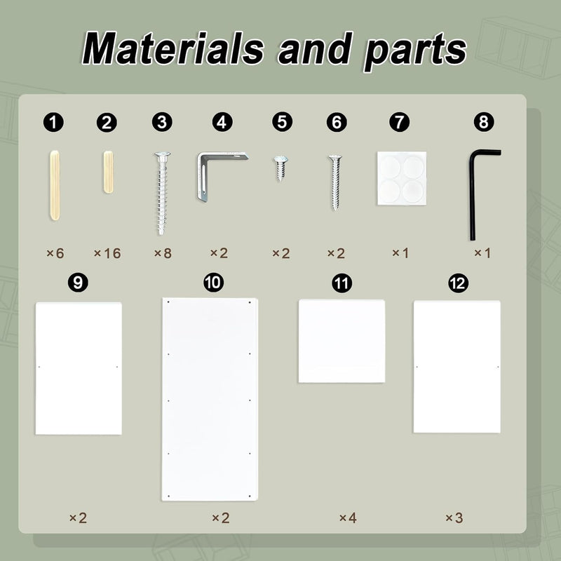 Sturdy Buildeasy Assembly 9 Cube Storage Organiser
