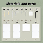 Sturdy Buildeasy Assembly 9 Cube Storage Organiser