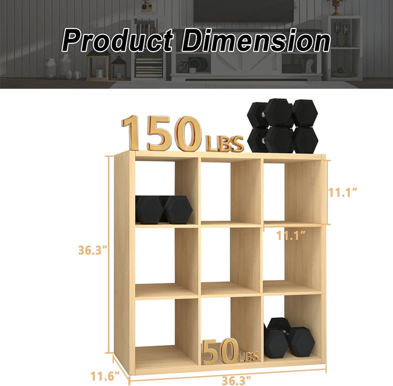 Sturdy Buildeasy Assembly 9 Cube Storage Organiser