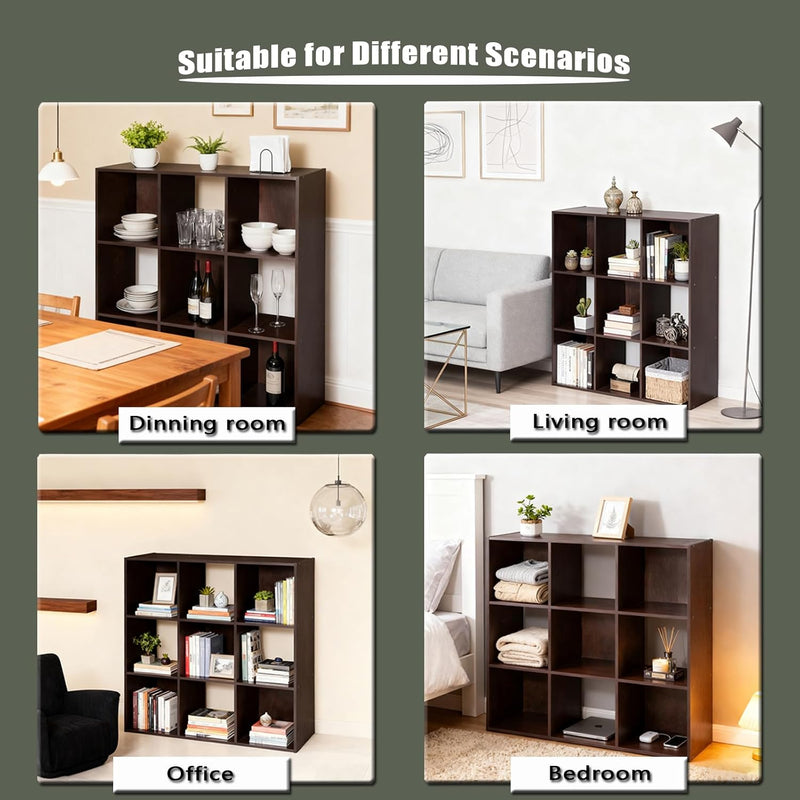 Sturdy Buildeasy Assembly 9 Cube Storage Organiser