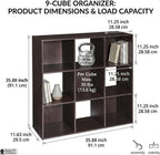 Sturdy Buildeasy Assembly 9 Cube Storage Organiser