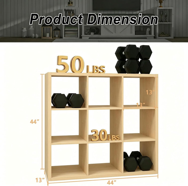 Sturdy Buildeasy Assembly 9 Cube Storage Organiser