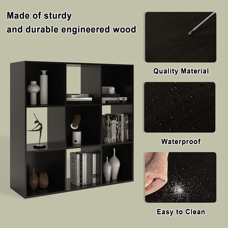 9 Cube Storage Organiser Chocolate