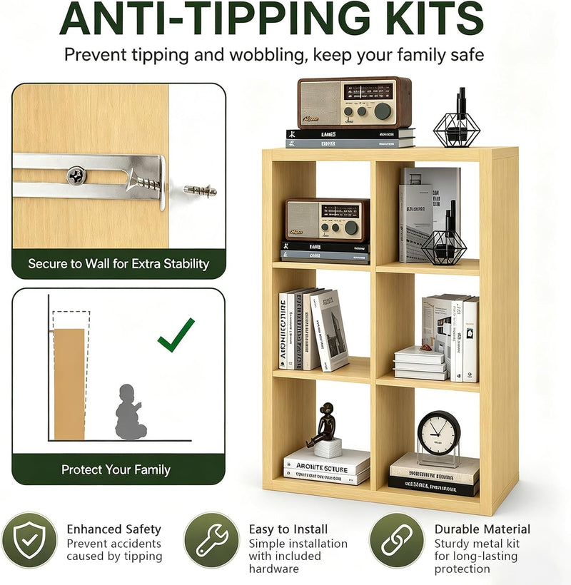 Sturdy Buildeasy Assembly 9 Cube Storage Organiser