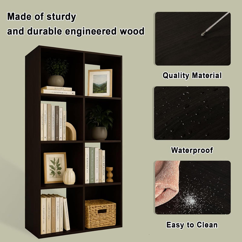 9 Cube Storage Organiser Chocolate
