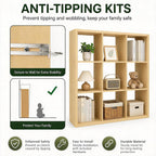 Sturdy Buildeasy Assembly 9 Cube Storage Organiser
