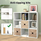 Sturdy Buildeasy Assembly 9 Cube Storage Organiser