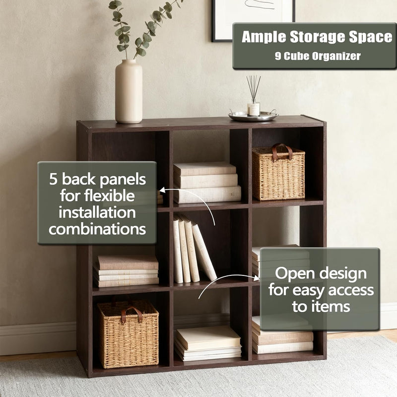 Sturdy Buildeasy Assembly 9 Cube Storage Organiser