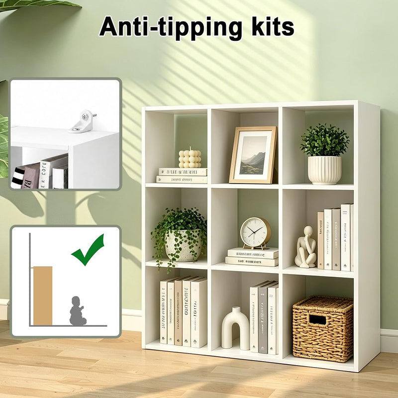 Sturdy Buildeasy Assembly 9 Cube Storage Organiser
