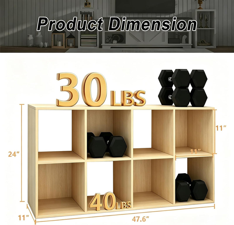 9 Cube Storage Organiser Chocolate