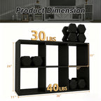 9 Cube Storage Organiser Chocolate