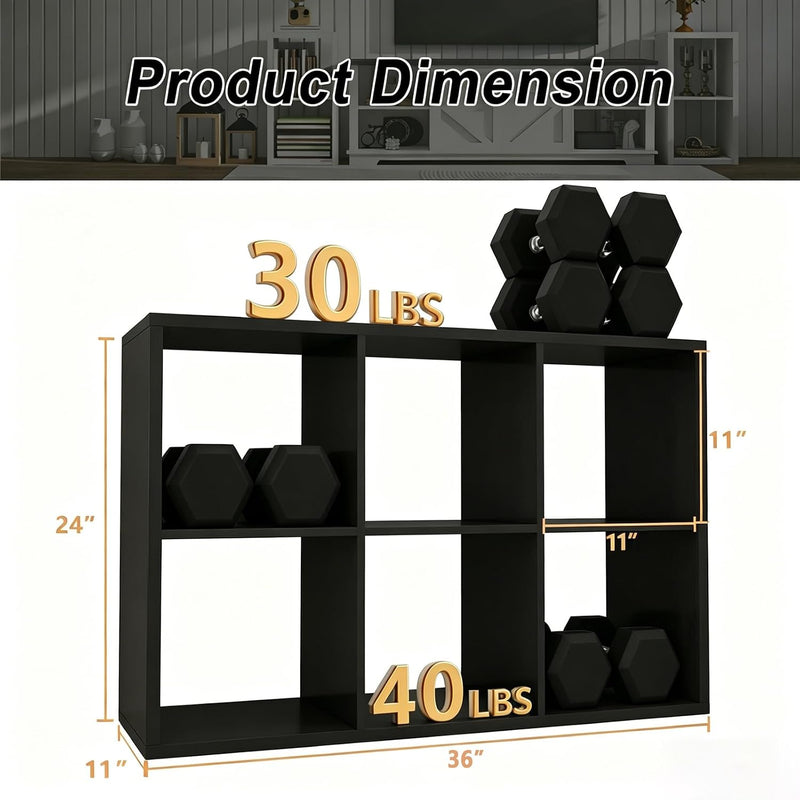 9 Cube Storage Organiser Chocolate