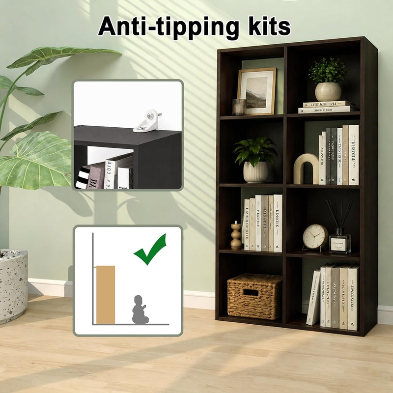 9 Cube Storage Organiser Chocolate