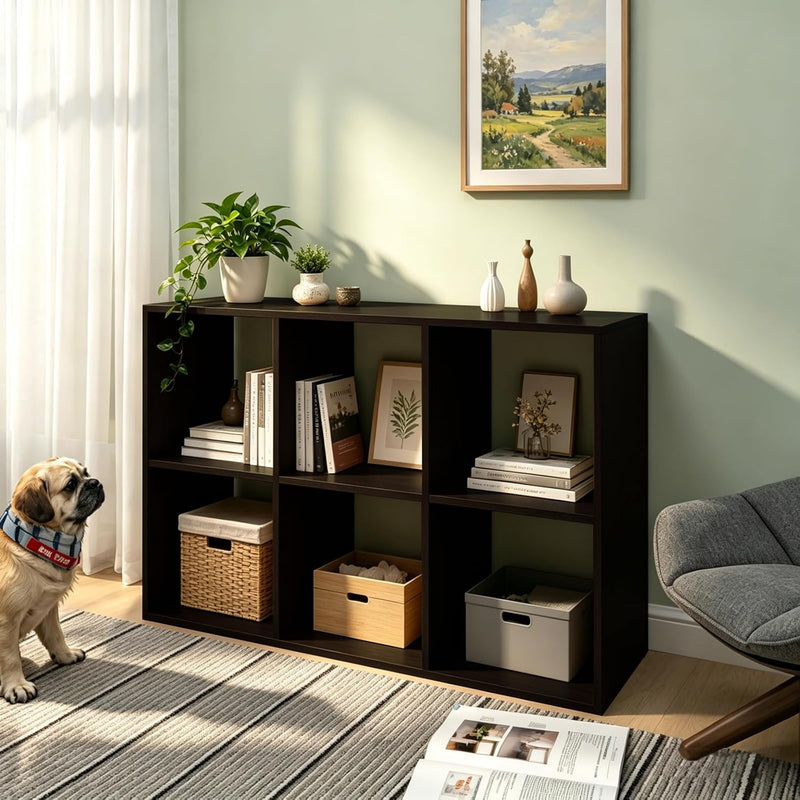 9 Cube Storage Organiser Chocolate