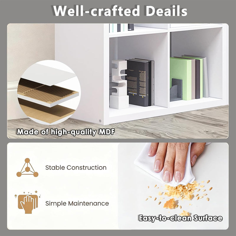 Sturdy Buildeasy Assembly 9 Cube Storage Organiser
