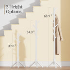 Sturdy Wooden Coat Tree with 8 Hooks 3