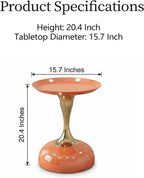 Stylish Hourglass Side Table Contemporary Design for Living